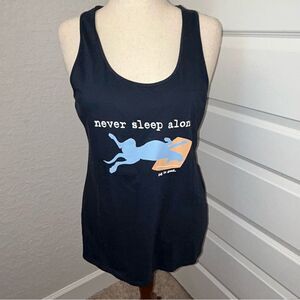 Dog is Good “Never Sleep Alone” Sleeveless Tank Top